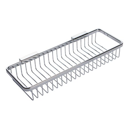 GINGER Long Deep Toiletry Basket in Polished Chrome 552G/PC